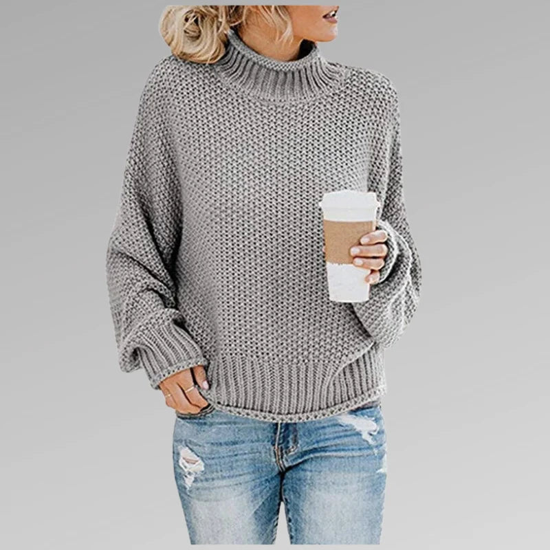Damski golf dzianinowy oversize