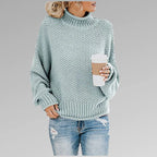 Damski golf dzianinowy oversize