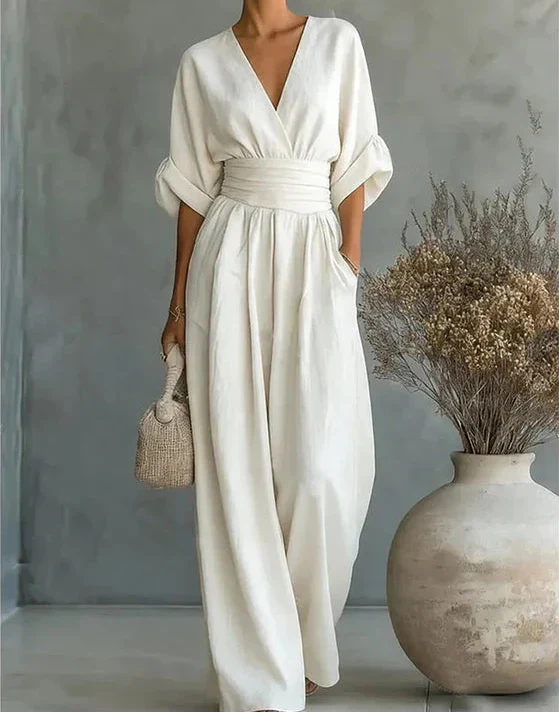 Élise | Elegancki, zwiewny kombinezon - Eliza-Warszawa