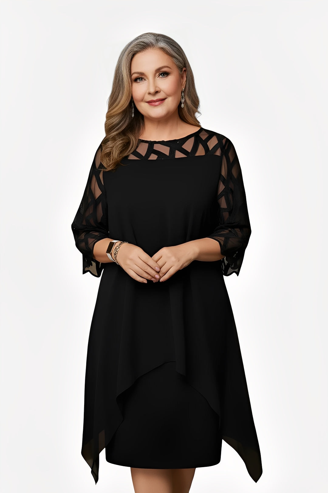 Isabelle | Elegancka, letnia sukienka o dopasowanym kroju i regulowanym dopasowaniu - Eliza-Warszawa