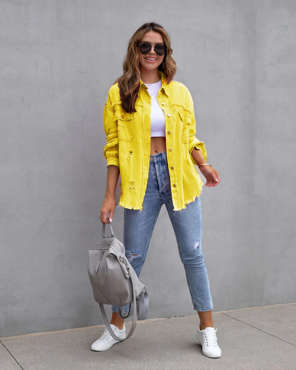 Maya | Kurtka jeansowa oversize