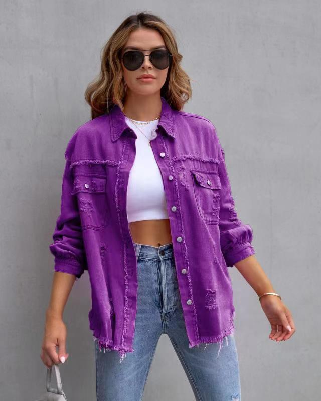 Maya | Kurtka jeansowa oversize