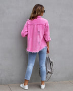 Maya | Kurtka jeansowa oversize