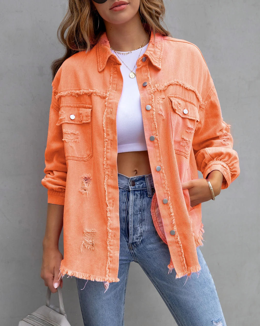 Maya | Kurtka jeansowa oversize