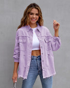 Maya | Kurtka jeansowa oversize