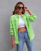 Maya | Kurtka jeansowa oversize
