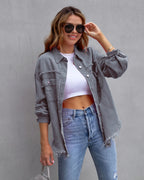 Maya | Kurtka jeansowa oversize