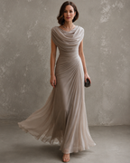 Jilliann | Elegancka sukienka maxi - Eliza-Warszawa